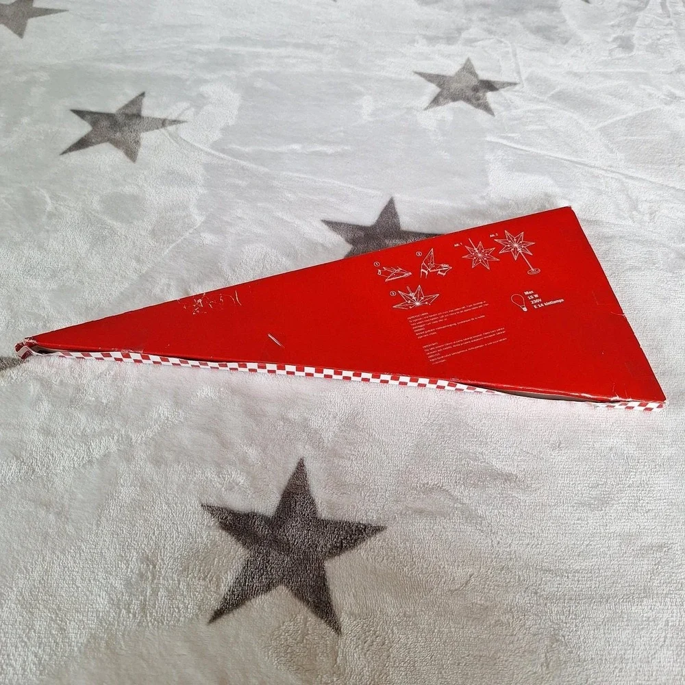 IBL Sweden Christmas Lighting Red Paper Star Adventsstjarna 15 W Sealed